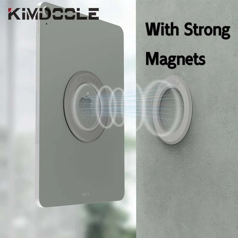 Kimdoole-suporte Anel Magnético para Todos os Tipos de Almofada Ímã de Parede Móvel Pad Suporte Magnético para Ipad - Imagem 2