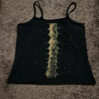 Vêtements Gothiques pour Femmes, Hauts Y2k Vintage, Vêtements Harajuku Mignons avec Bretelles, Débardeurs et Camisoles, Style Trashy Y2k Années 2000 Emo 3