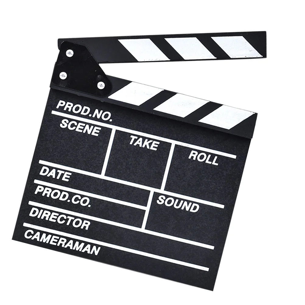 

Clapper Film Slates Board Clapperboard Prop Professional Movie Directors Clapboard