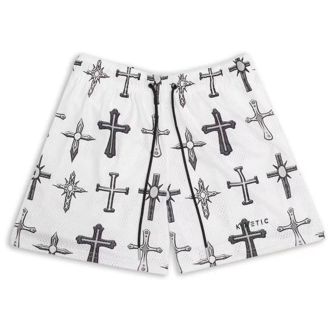 Fashion Brand New Summer Sports Fitness Weight Training Running Basketball Quarter Shorts Quick Dry Basketball Hobby 5