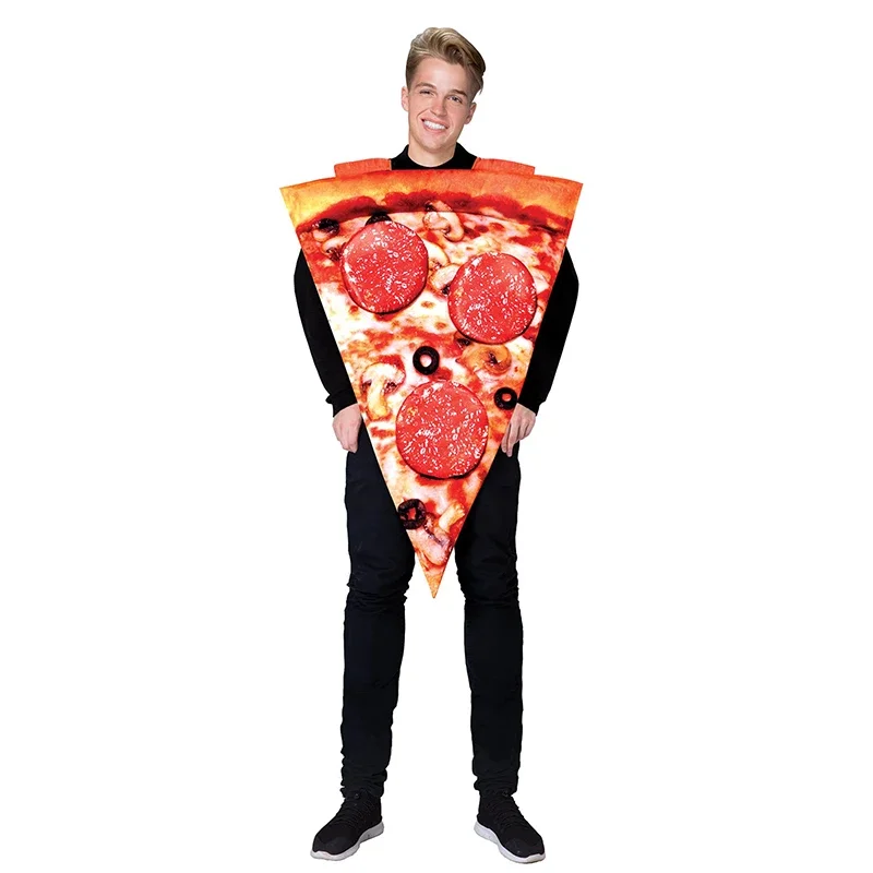 Unisex Donna Uomo Hot Dog Baguette Peperoncino Cupcake Tonno Croissant Patate Pizza Ciambella Fancy Dress Up Coppia di adulti Costume di Halloween - immagine 6