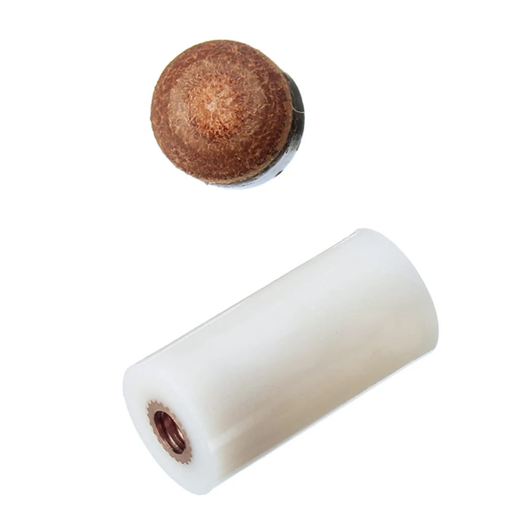 5/10/15 Pcs Billiard Replacement Set Pool Cue Tips 12mm 13mm Pool Billiard Cue Stick Ferrules 5x Screw-On Tips for Snooker