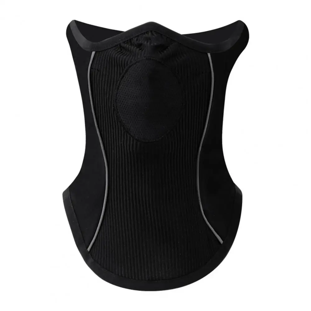 Breathable Mesh Neck Gaiter Quick-drying Fabric Outdoor Riding Warmer with Fleece Lining