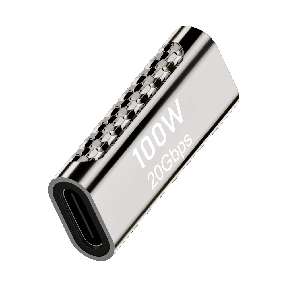 U​SB-C 90 Degree Angle Fast Charging Adapter - 20Gbps USB3.2, 8K Video, 100W Charging