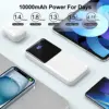 Power Bank Battery Pack Portable Charger, 10000mAh, PD 22.5W, Slim Design, 3 Outputs & 2 Inputs with LCD Display 4