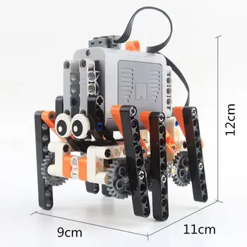 Set di Blocchi da Costruzione Robot Esapode Bionico, Giocattolo Educativo Fai-da-Te, Regalo per Bambini e Adulti