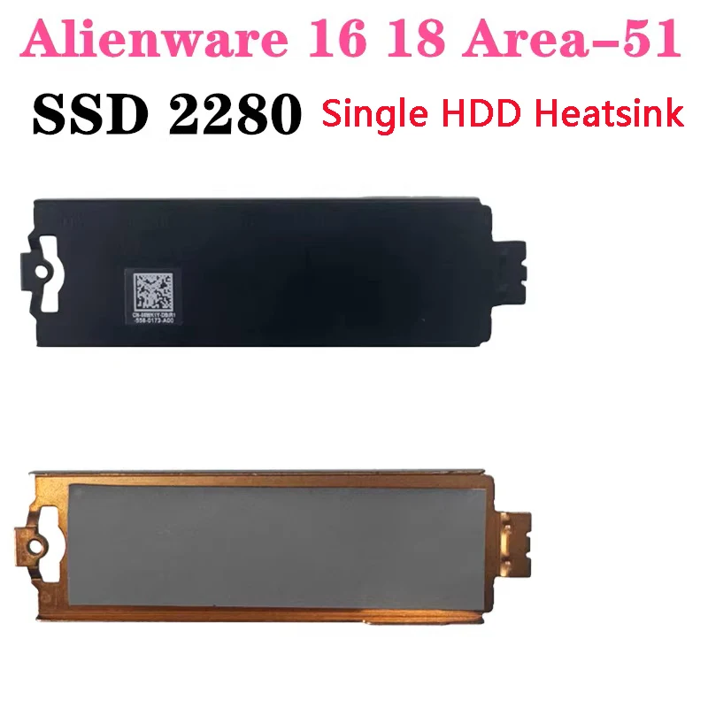 New Original Laptop M.2 SSD1 SSD2 SSD3 2280 Bracket Heatsink Plate For DELL Alienware 16 18 Area-51 16inch 18inch