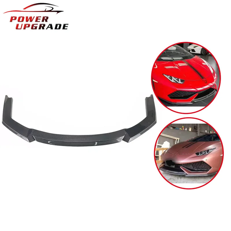 

V Style Carbon Fiber Front Lip Front Bumper Body Kit Retrofit Accessories For Lamborghini Huracan LP610 LP600 LP580