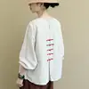 Pregnant Women's Retro Chinese Style Button Cotton And Linen Top Pregnant Women 2023 Spring and Autumn Shirt Maternity Top LF059 1