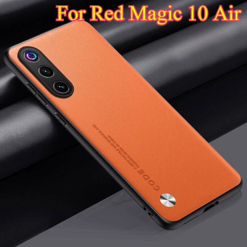 Luxury Silicone Leather Cover with Camera Protection & Shockproof Bumper