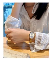 1pc New Fashionable Women’s Watch With Gold Bracelet, Vintage & Luxury Ins Style, Elegant & Versatile Quartz Watch ladies watch