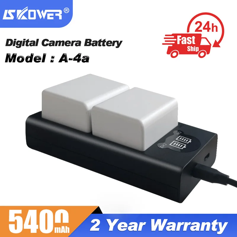 A-4A Batteria Per Fotocamera Ricaricabile 3.85V 5400Mah Per Fotocamera Arlo Ultra / Ultra 2 / Ultra 4K Netgear Arlo Pro 3 Arlo Ultra Vma5400