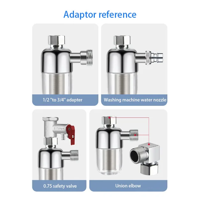 Pre-filtro Scaldabagno In Acciaio Inox - Filtro 40 Micron Per Rubinetto, Doccia E Lavastoviglie - Foto 9