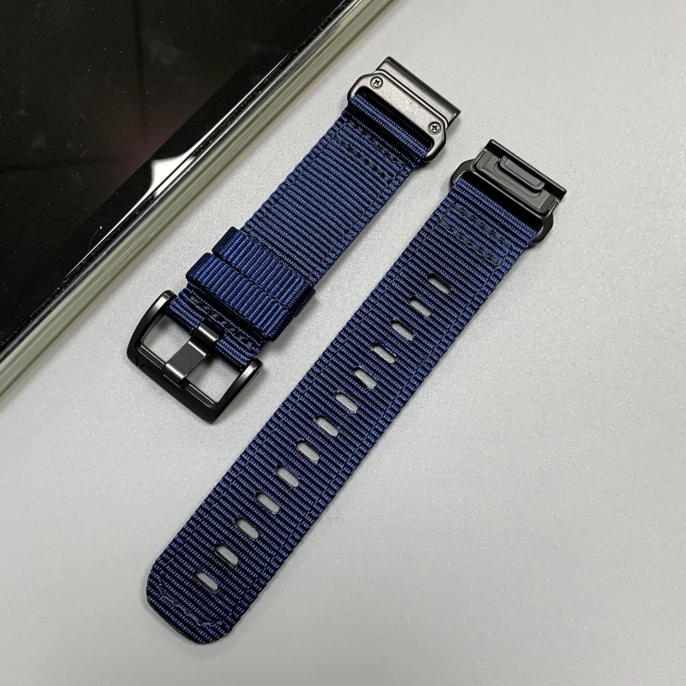 Nylon Braided QuickFit Sports Strap, 22mm/26mm