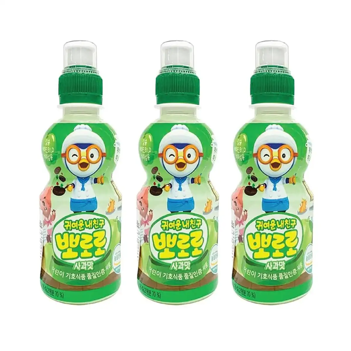 

Paldo Pororo детский фруктовый сок с ароматом яблока, напиток 235 мл X3Pack