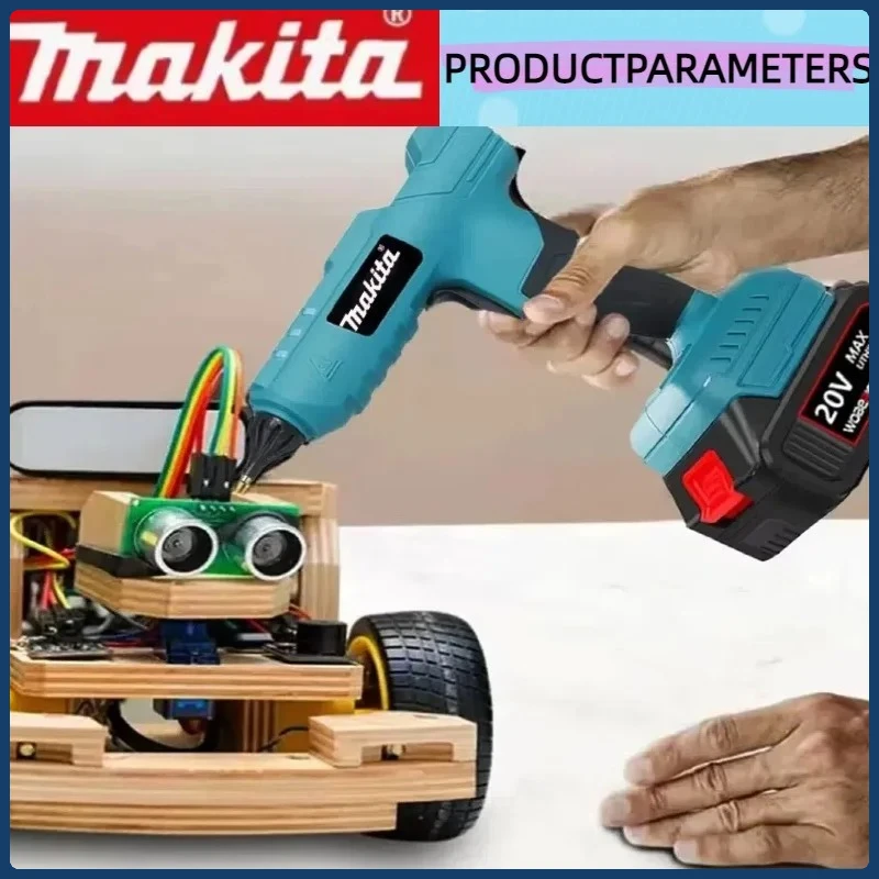 마키타 18V 무선 전동 핫 글루건 수리 DIY 도구 핫멜트 용접 열풍기 화상방지 노즐 도구