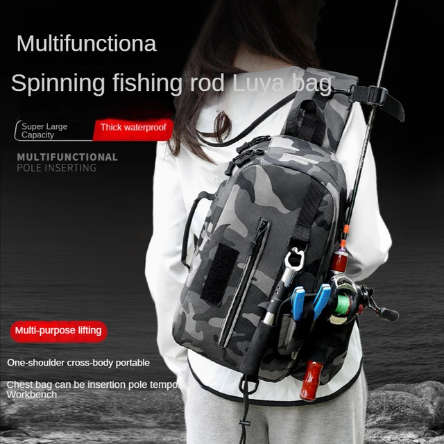  Fly Fishing Sling Pack Fishing Crossbody Sling Tackle