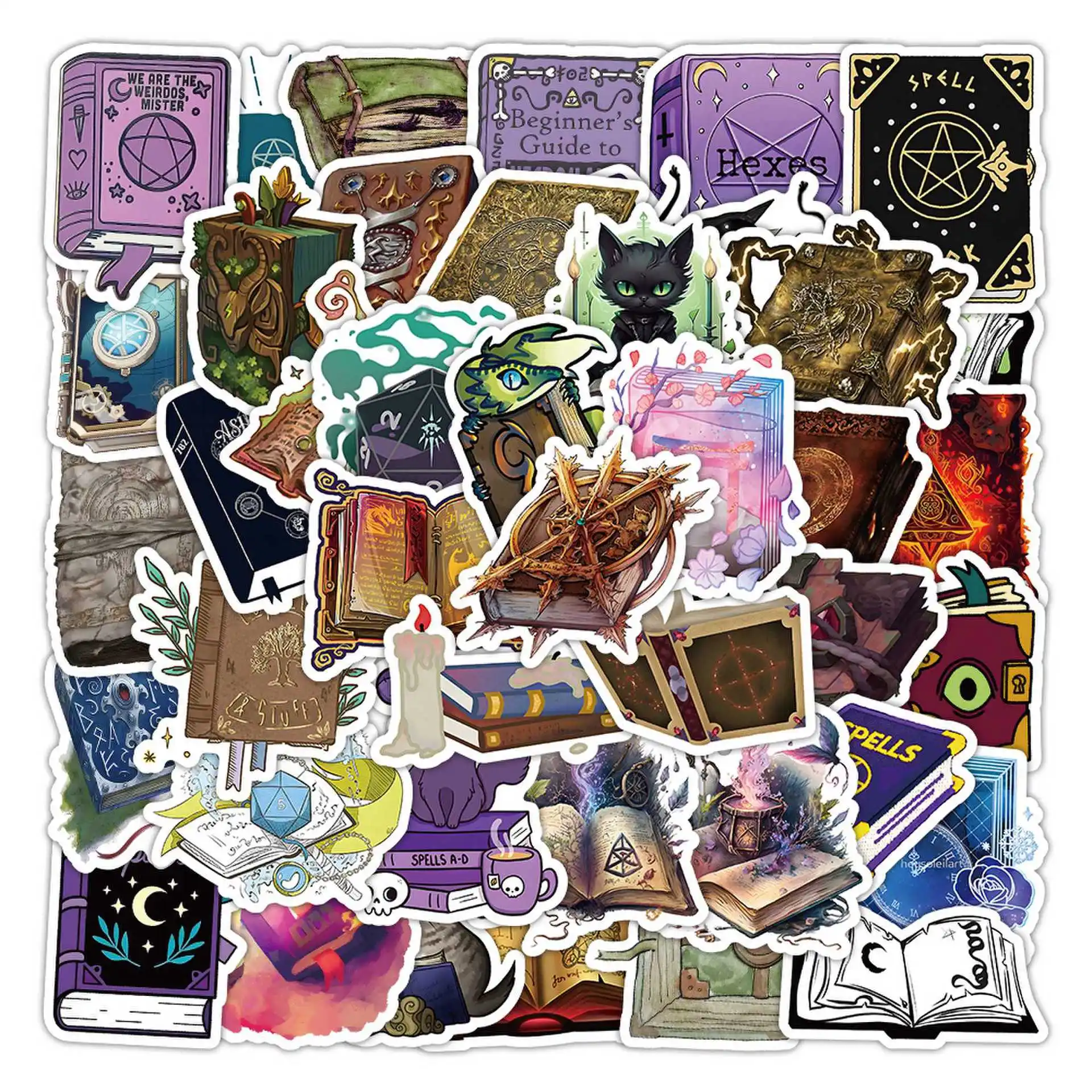 

2024 New Magic Book Sticker Graffiti Cartoon Mobile Phone iPad Computer Desk Luggage Helmet Guitar Toy Wall Sticker Decoration