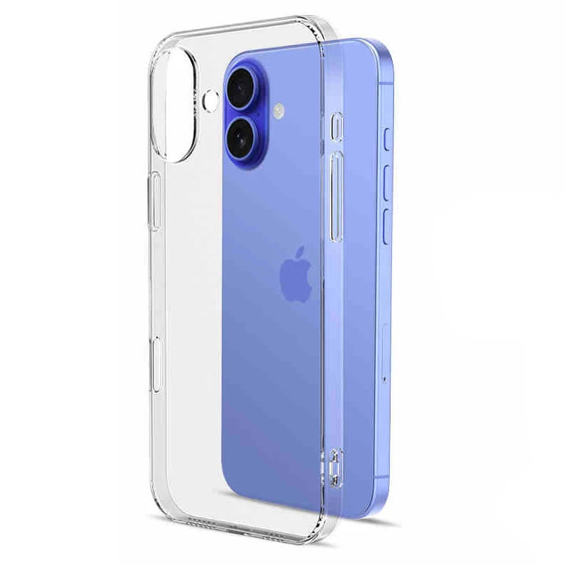 Ultra Thin Silicone Soft Case - Crystal Clear Transparent Full Camera Cover Shell