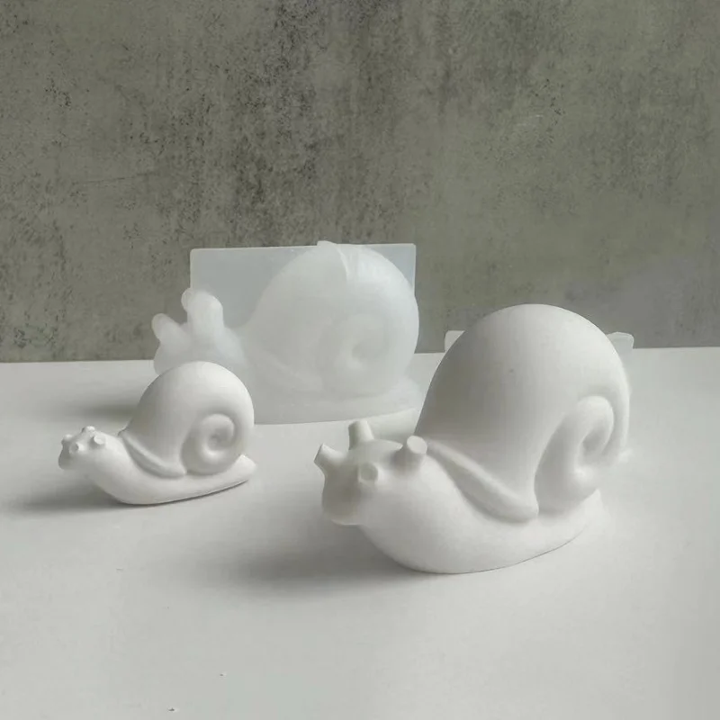 

DIY Crystal Epoxy Resin Mold Snail Small Animal Mold 3D Lizard Silicone Molds Handmade Home Decoration Plaster Mould Ornament