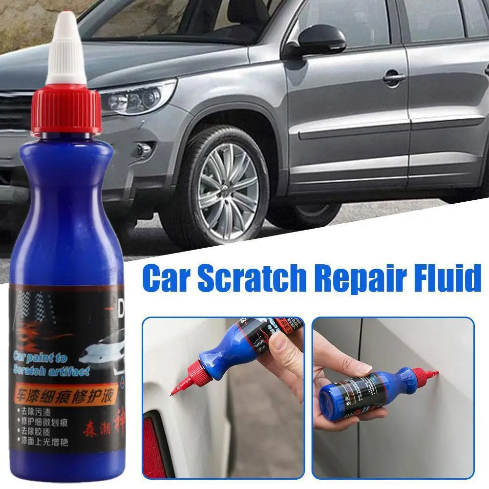 

Car Paint Scratch Repair Agent With Sponge Scratch Remover Polishing Wax Auto Body Scratches Repair Tools Auto Accessories 100ml