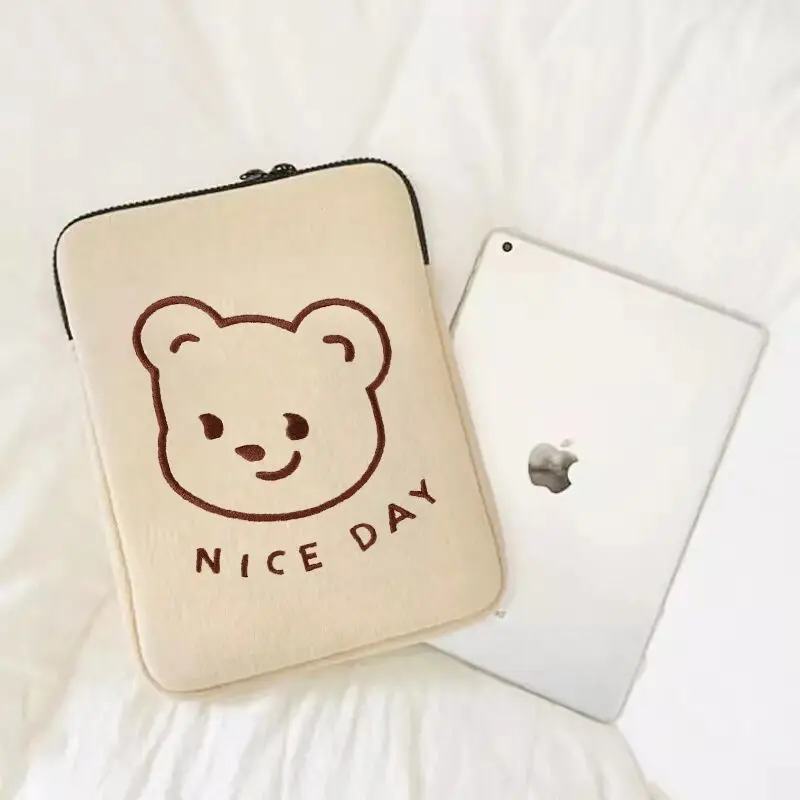 Cute Cartoon Tablet Sleeve Bag For Ipad Pro 9.7 10.5 10.2 Air 4/6 10.9 11 Samsung Xiaomi Huawei Tablet Pouch