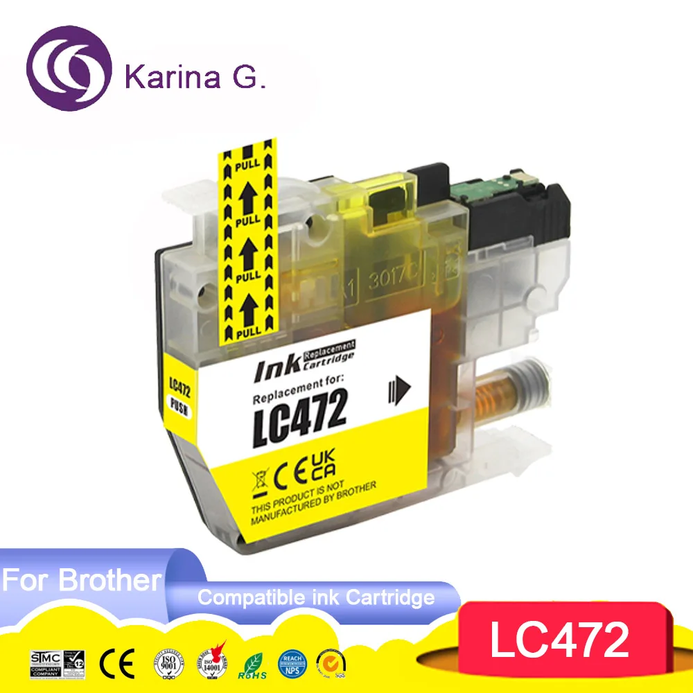 Standard capacity LC472 LC 472 Premium Color Compatible Printer Ink Cartridge fo
