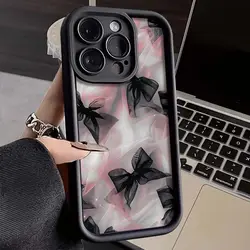 Custodia Telefonica Rosa con Papillon - Elegante e Protettiva