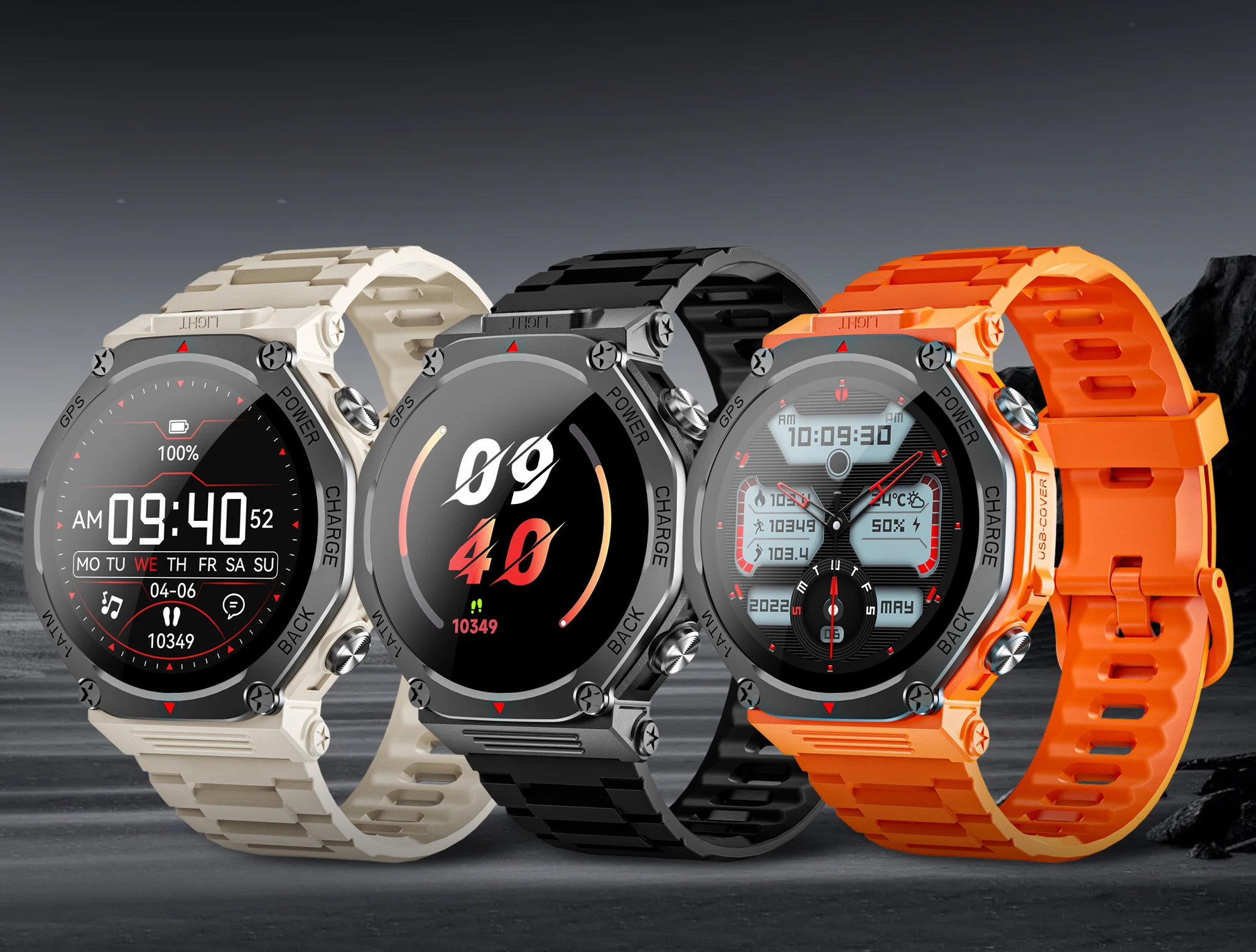 Montre ANEW T-Rex 3 avec GPS intégré