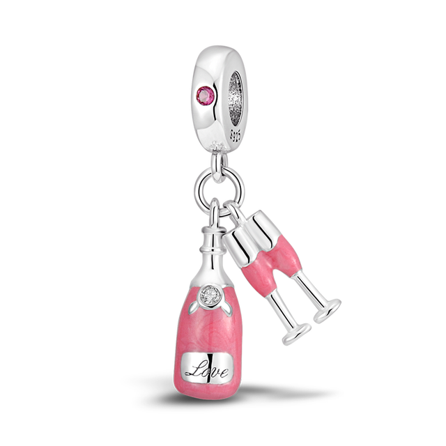 Sterling Silver New charm Fit Original Pandora charm bead Pendant trunk Charm Bracelet Necklace Trinket Diy Women Jewelry