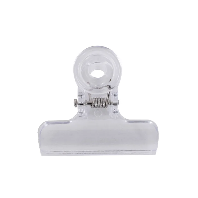 10 Transparent Binder Clips Bill Paper Clips Sealing Food Bag Hinge Stationery for Home Office Clothesline Laundry Hanging binder clips paper clips