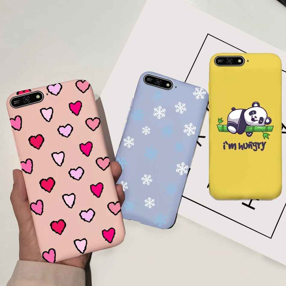 Lovely Printed Soft Silicone Phone Case - 5.7 Inch Back Cover