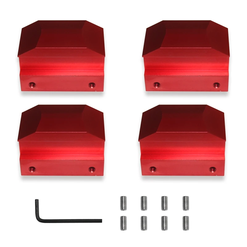 

4 PCS Adapter Billet Anodized Jacking Lifting Pad Plastic Steel for Chevrolet Camaro 6Th Gen 2016-2018