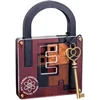 Classic Wooden Brainteaser Puzzle Game High Difficulty IQ Lock Challenge Kids Adults Toys Gifts Children's Cognitive Development 1