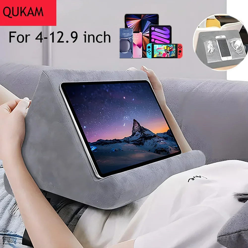 Multifuncional Pillow-tipo Phone Holder Adequado para Ipad Acessórios do Telefone Móvel Suporte de Esponja