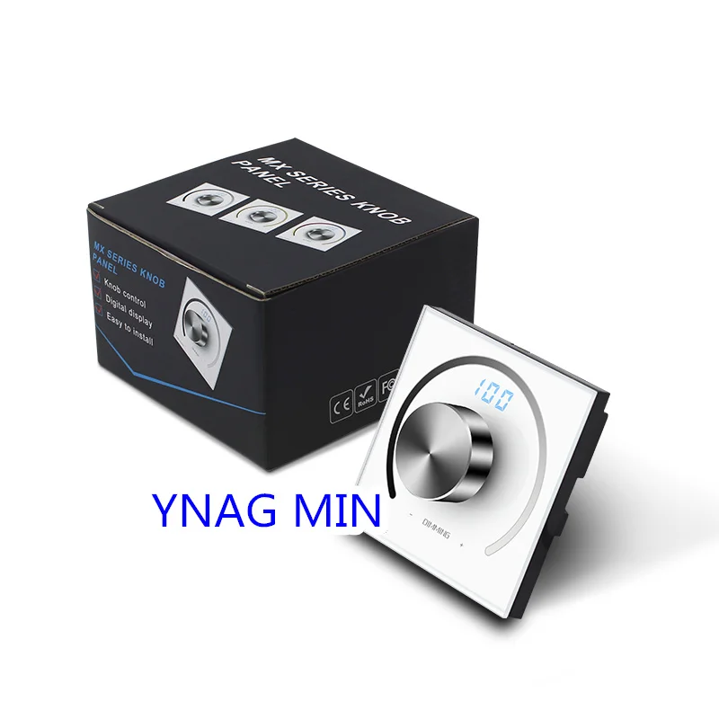 

Free Shipping DC12V-DC24V Knob LED Dimmer 1 Channel Smart Dimmer For Single Color Led Strip