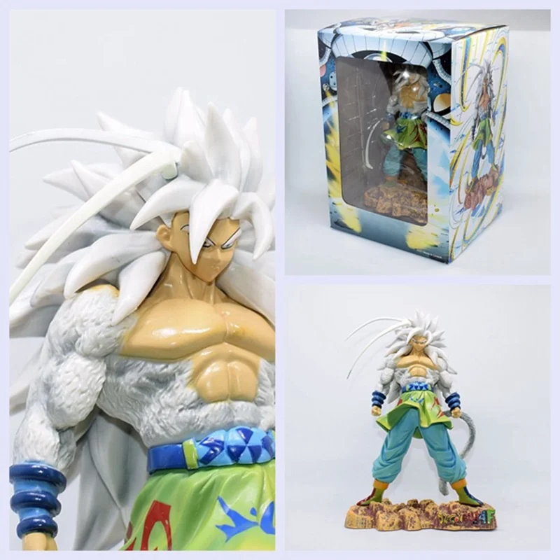 In Stock Dragon Ball Z Son Goku Super Saiyan Ssj5 White Hair