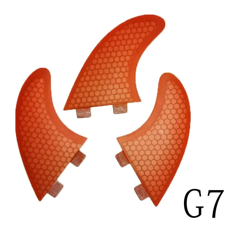 BiLong FCS FINS Surfboard Fins Tri Fin A Set G7 Size Quillas Surf Fin Fiberglass Performance Core with Carbon M Size Wakeboard
