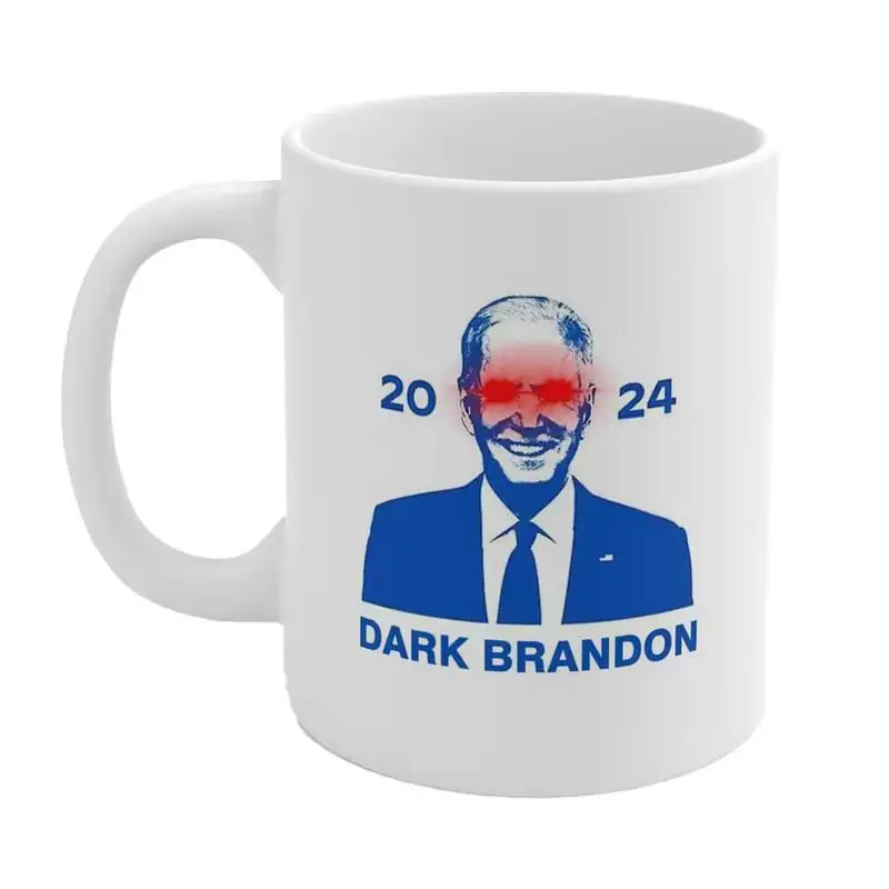 

Dark Brandon Ceramic Mug Ceramic Picture Cup Let's Go Brandon Vote Joe Biden 2024 Ceramic Coffee Mug For Beer Wine Whiskey Water