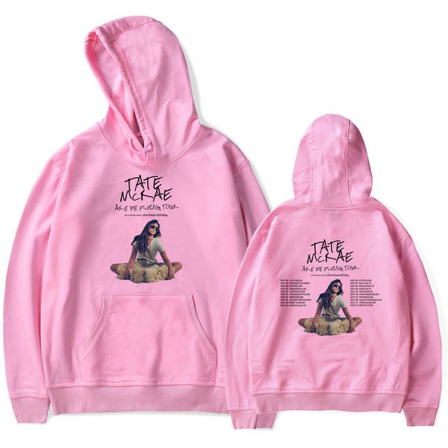 TATE MCRAE ARE WE FLYING TOUR THEMED HOODIE