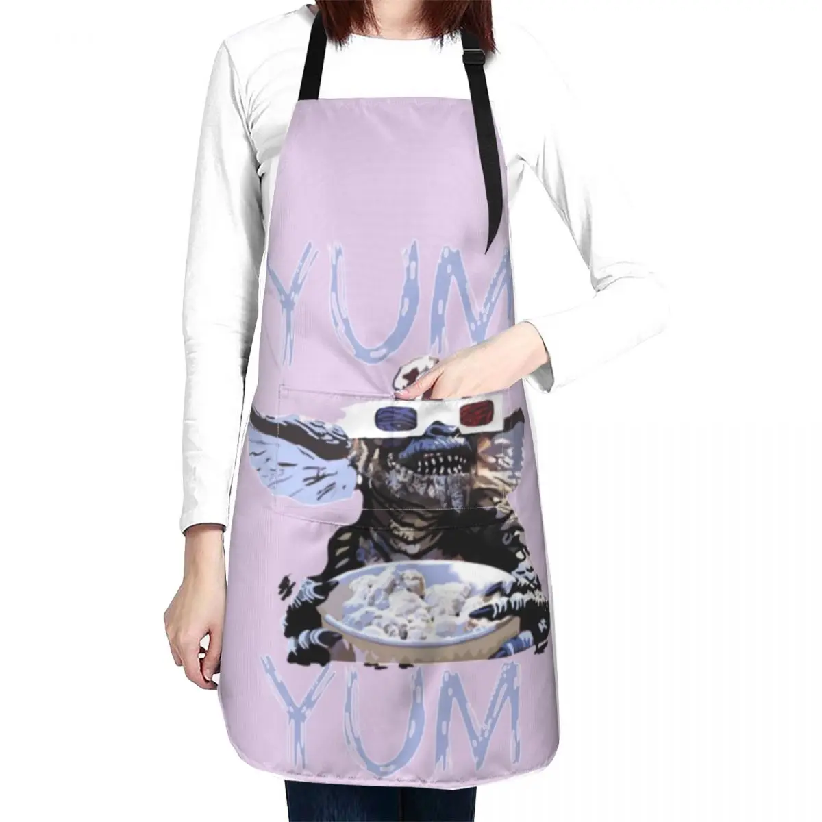 

Gremlins Gremlins Stripe Yum Yum tee Apron Household Items Useful Things For Kitchen aprons for women with pocket