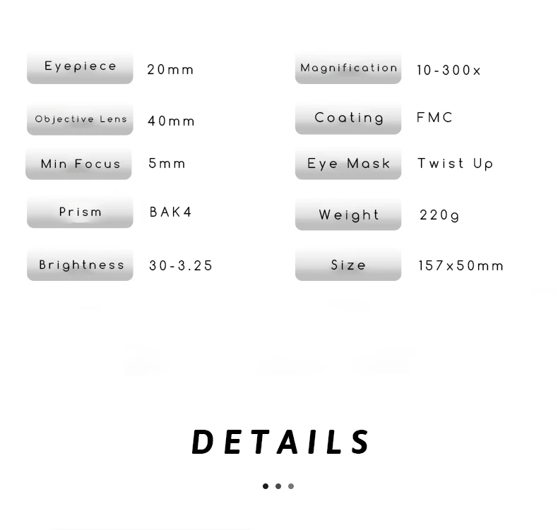 S1d18b0d9bd02430e9dac11de9ffdbed65 Zoom monokularowy teleskop wysokiej mocy 10-300x40mm HD ulepszony przenośny ze statywem i uchwytem na telefon do obserwacji ptaków polowania na kemping