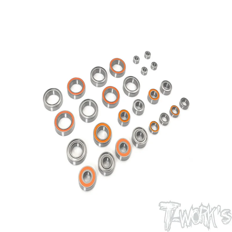Originale T Works Bbs-Tlr22X-4 Set Di Cuscinetti A Sfera Di Precisione (Per Tlr 22X-4 ) 26 Pezzi. Rc Parte