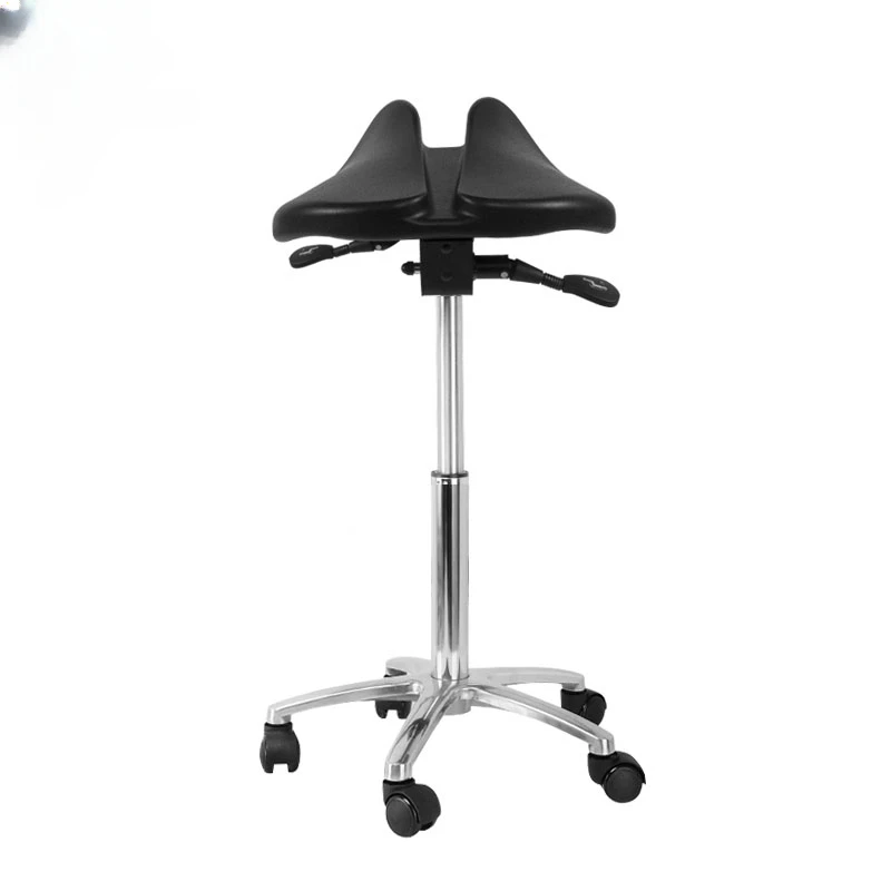 

Multi Adjust Ergonomic Saddle Chair Orthopedic Chair Posture Stool with Swivel Tilting Seat For Dental Salon Office