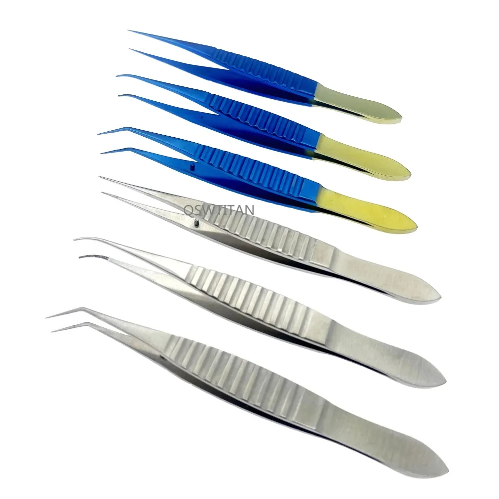 Titanium/stainless Steel Fue Hair Transplant Tweezer Forceps Hair Transplant Implanter Tweezers