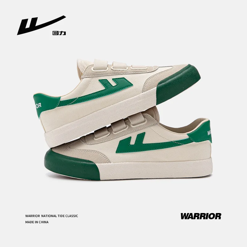 Warrior Canvas Fashion Breathable Trend Thick Sole Shoes Korean Casual Vulcanized Sneakers Skateboarding shoes