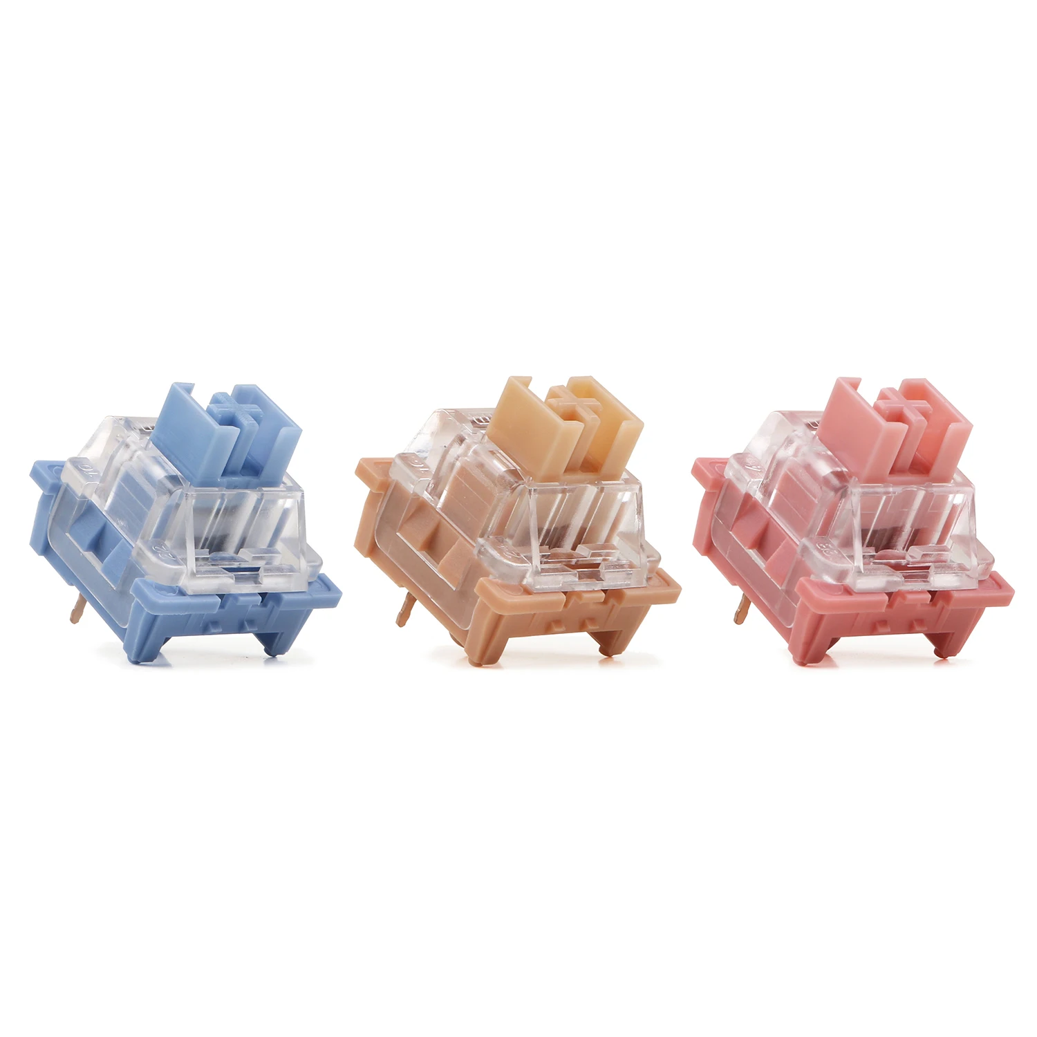 Outemu Milk Tea Peach Blue Brown Switch Hot Plug Per Tastiera Meccanica Per Gk64 Gh60 Rk61 Tastiera Retroilluminata Personalizzata Per Pc Gamer