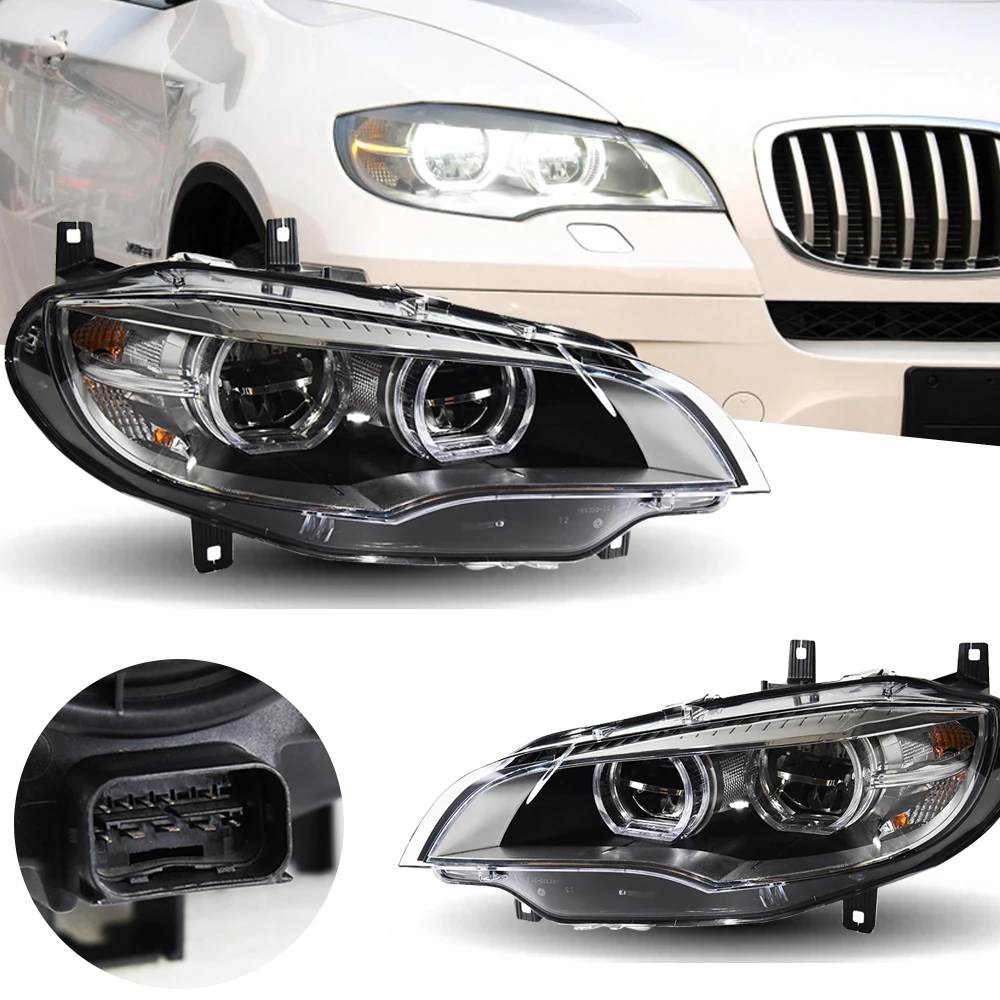 Car Styling Headlights for X6 E71 LED Headlight 2007 2013 X5 E70 Head
