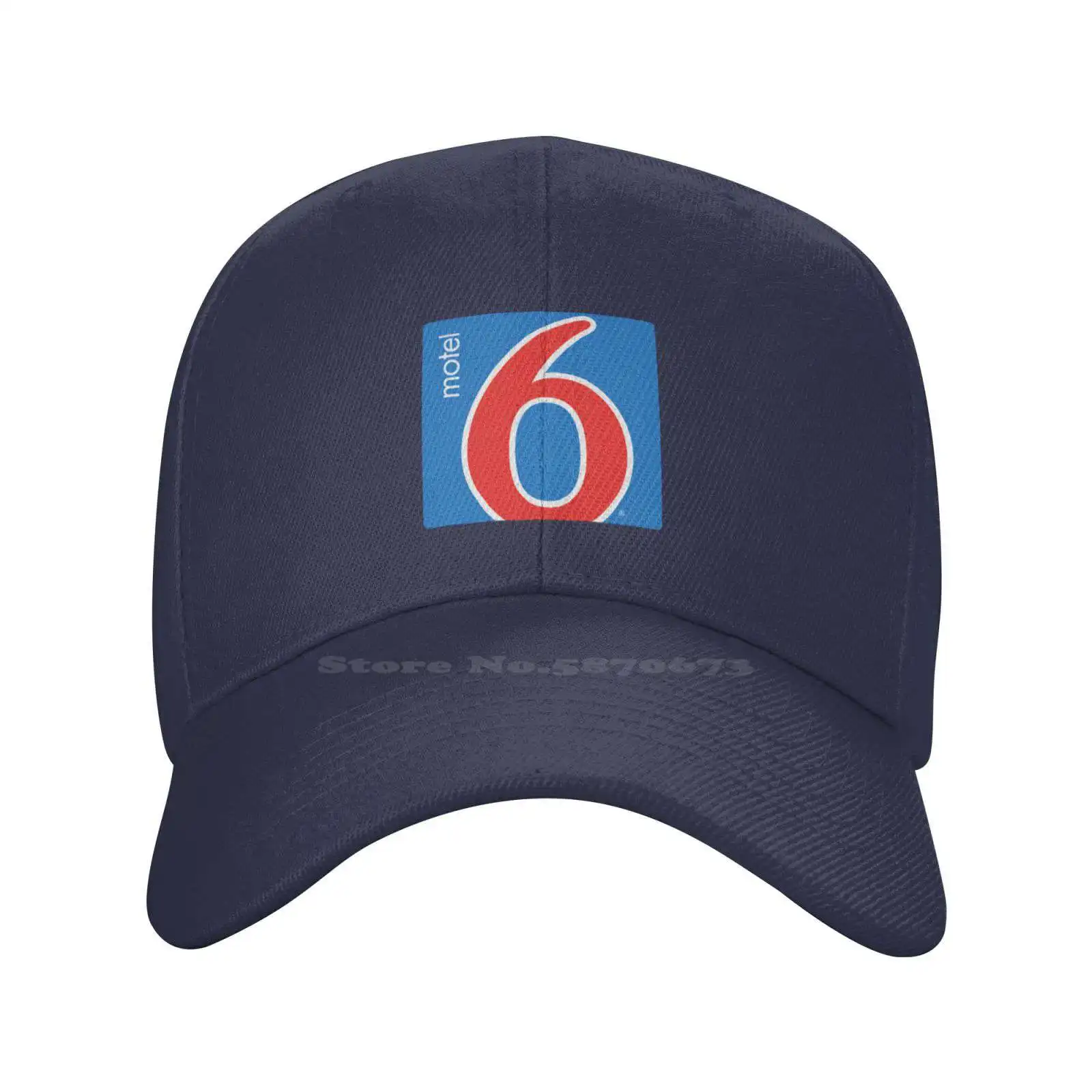 

Motel 6 Logo Quality Denim cap Knitted hat Baseball cap