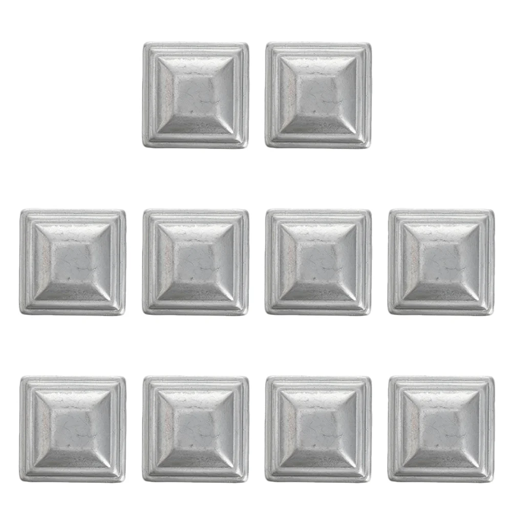 

10pcs Fence Post Caps Sealing Covers Iron Fence Covers 5x5 Fence Post Caps